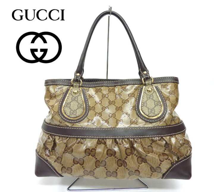 楽天市場】【GUCCI】グッチGGクリスタル トートバッグ 223964 GG柄 PVC 