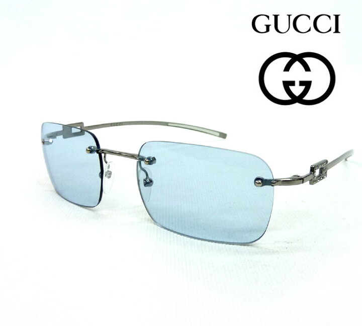 楽天市場】【GUCCI】グッチラインストーン リムレス サングラス GG 
