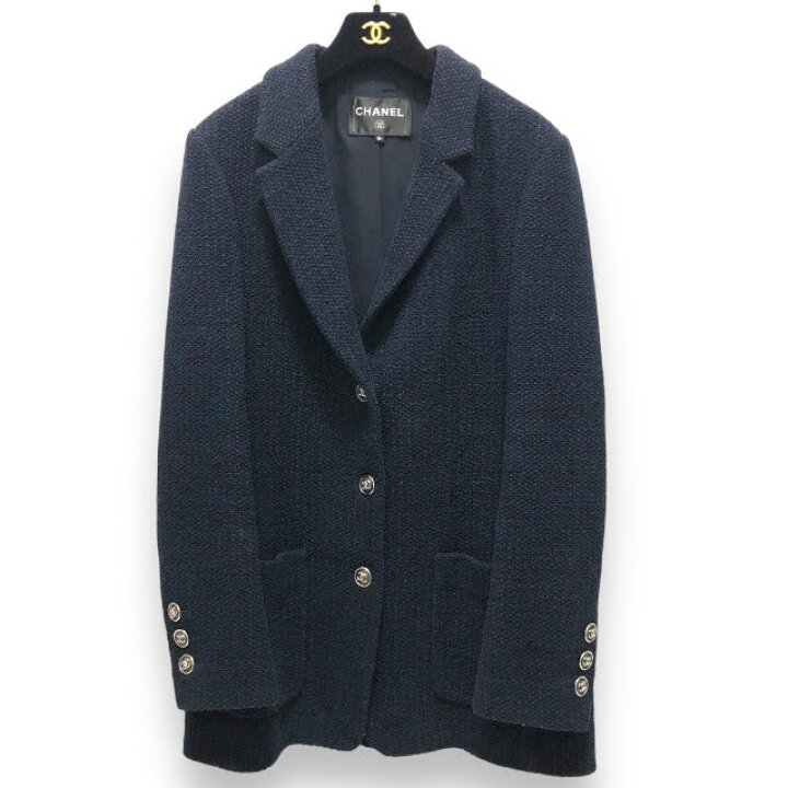 楽天市場】極美品【CHANEL】シャネル ツイード 3B ロング ジャケット  