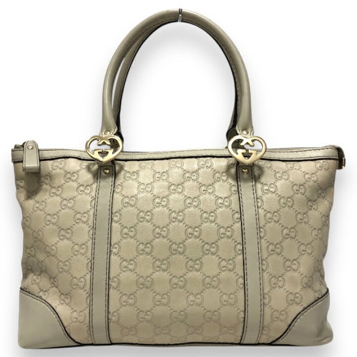 楽天市場】【GUCCI】グッチ シマレザー GG柄 トートバッグ 257069 