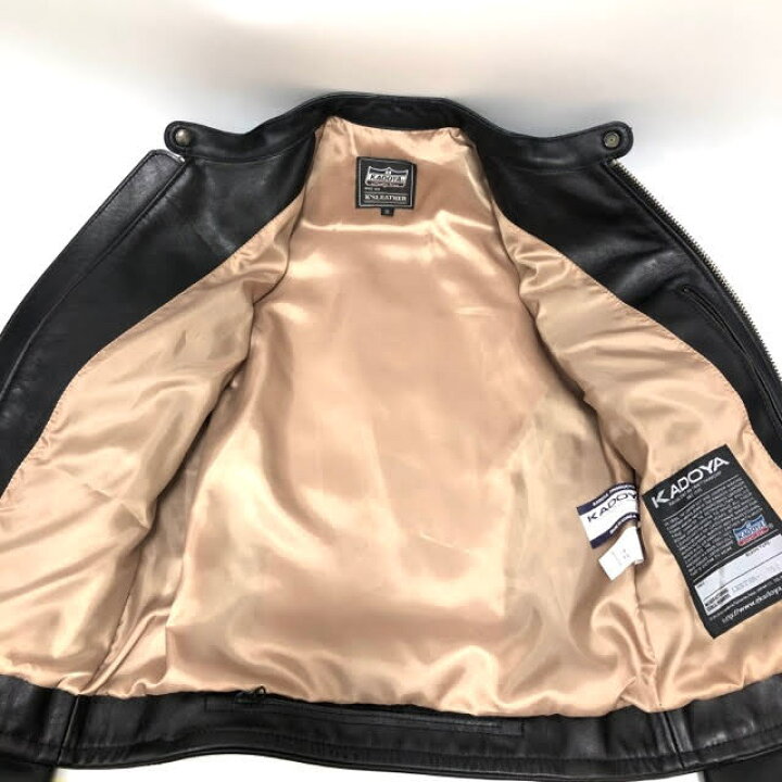 楽天市場】【値下げしました】美品 【KADOYA】カドヤ レザー シングル 