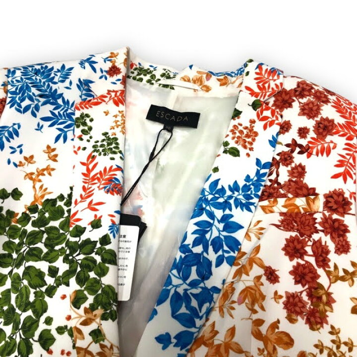 楽天市場】未使用【ESCADA】エスカーダ ジャケット 総柄 タグ付き 