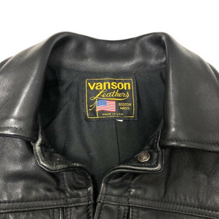 楽天市場】【値下げしました】【vanson】バンソン トラッカータイプ 