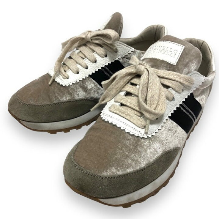楽天市場】【BRUNELLO CUCINELLI】ブルネロクチネリ ベロア スニーカー 