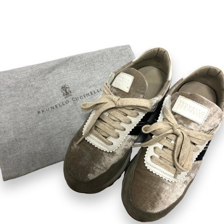 楽天市場】【BRUNELLO CUCINELLI】ブルネロクチネリ ベロア スニーカー 