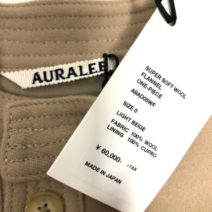 楽天市場】タグ付き未使用【AURALEE】オーラリー フランネル 