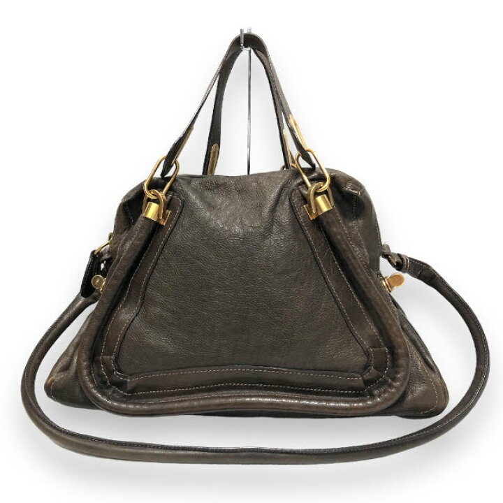 中古 クロエ パラティ 2WAYバッグ トート ショルダー ABランク ラージ  