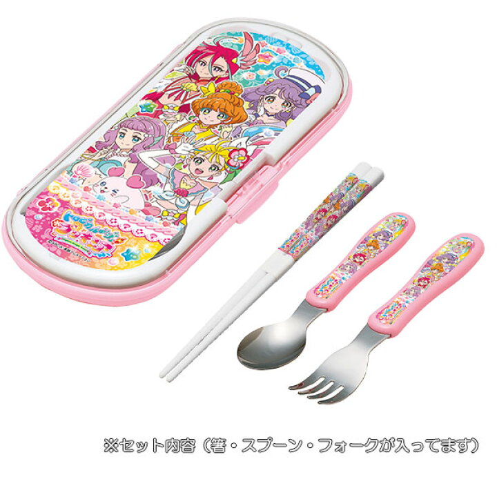 楽天市場 トロピカル ジュ プリキュア トリオセット スプーン フォーク 箸 キッズタウン