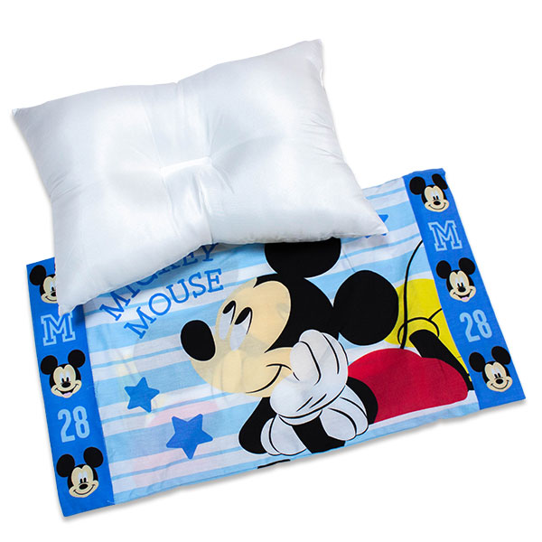 ミッキー まくら 枕 ピロケース 時間指定不可 枕カバー ディズニー ミッキーマウス Disney ペンシブ柄 ポリエステル100％ 2021 有名な 28×39cm カバー付き
