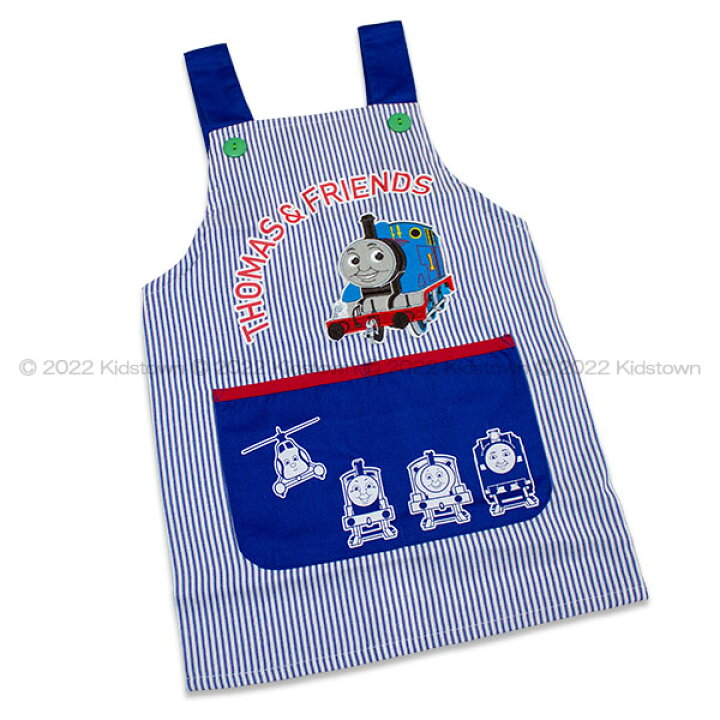 楽天市場】送料無料 きかんしゃトーマス エプロン ストライプH型 110cm 130cm THOMAS : キッズタウン