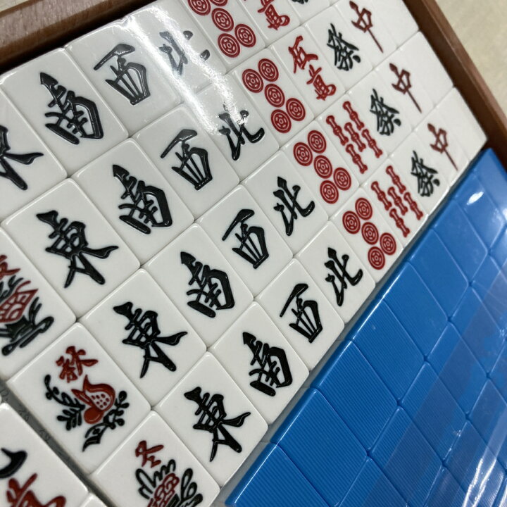 楽天市場】AMOS JP2 28mm専用麻雀牌 青黄二面セット : 麻雀用具専門店