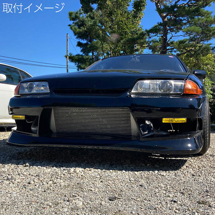楽天市場】フォグランプ 左右セット 汎用 後付け 角型 イエロー ガラス 