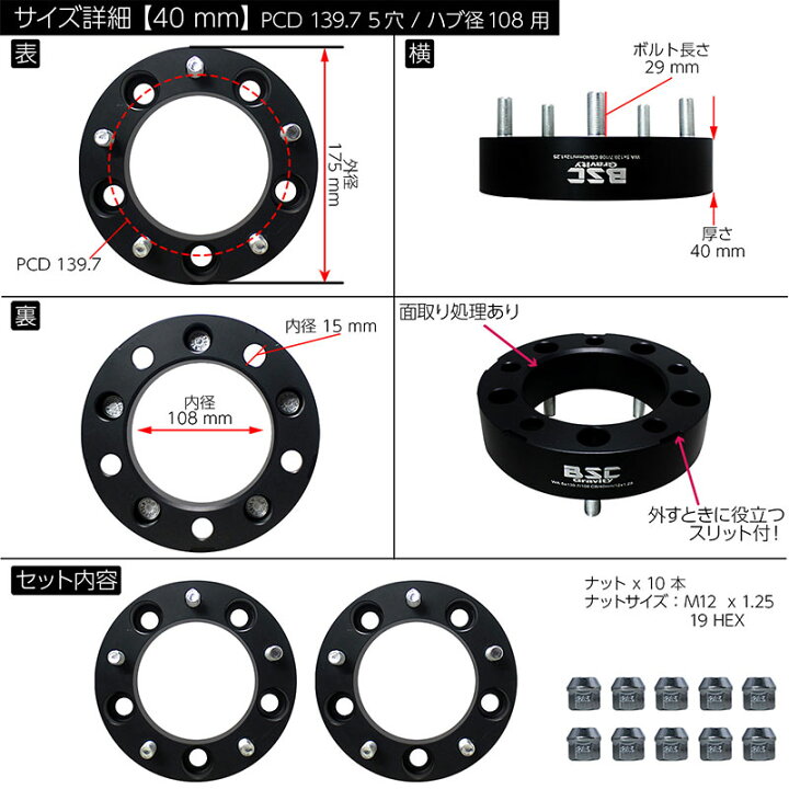 楽天市場】JB64 JB74 JB23 ジムニー用 ワイドトレッドスペーサー 40mm 