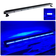 防犯パトロール用 青色灯 12V 24V【123cm】LED 回転灯 バータイプ【ブルー】 COBチップ採用 バーサイドLE…