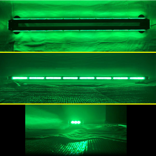 楽天市場】道路運送車両用 緑色灯 12Ｖ 24Ｖ【123cm】LED回転灯 バー