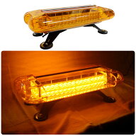 道路維持管理車両用 黄色灯 12V 24V LED回転灯 ユニットタイプ【アンバー】80wLED シガーソケット電源 強…