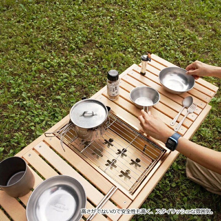 楽天市場】【送料無料】スライド式木製BBQテーブル好きなパーツで 