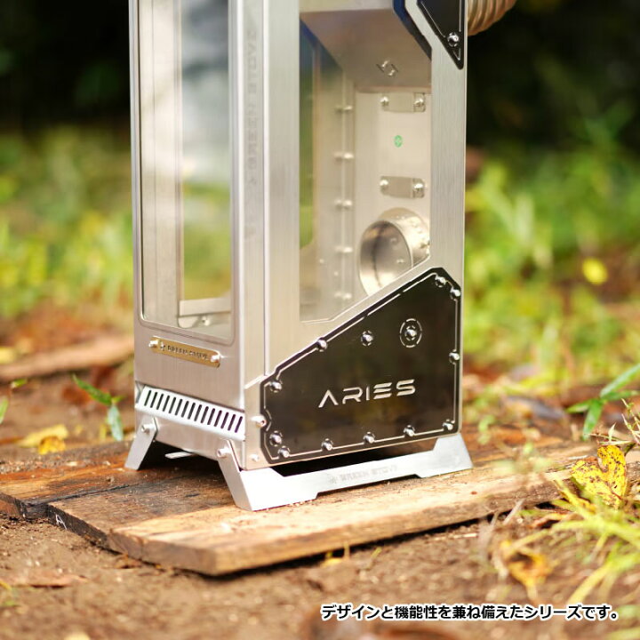 楽天市場】薪ストーブ／収納袋付 GreenStove ARIES【煙突ロングセット 