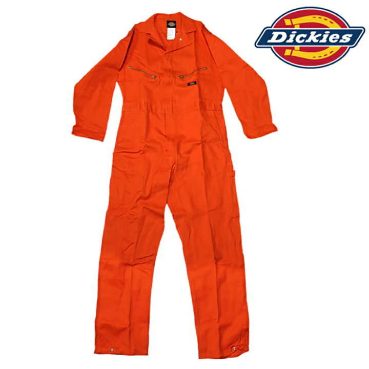 楽天市場 Dickies 4870 ディッキーズ 長袖 つなぎ オレンジ Xl コットン100 E Mono Plus 楽天市場店