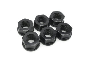 ���A�X�v���P�b�g�p �y�� �A���~�i�b�g M10-P1.25 BK �u���b�N �� 6pcs / �V�i YAMAHA YZF-R25 YZF-R1 XJR1300 FZS1 FZ750 FZR1000