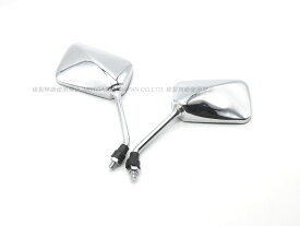 ホンダ純正タイプ 新品 バックミラー メッキ ◆ HONDA VTR250 JADE CB-1 CB400SF VTEC CB400Four CB750 CB130SF 他