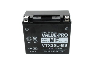 Vi ValuePro obe[ VTX20L-BS  YTX20L-BS݊ [q`mFKv@JTL Kawasaki WFbg JET JT750 STS JS800 JT900 JT1100 JT1200 JT1500 }n YAMAHA M-TX162 R-TX X-TX