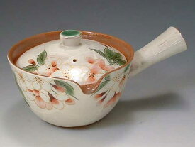 京焼・清水焼　急須　トウア284　白掛桜　急須【送料無料】