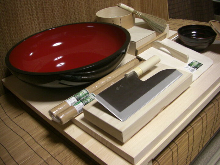 楽天市場】そば打ち道具 豪華特別セット 左ノ白芭蕉五四鉢 （そば打ち 