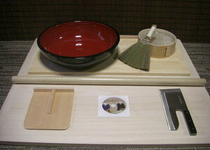 左用 42cこね鉢L判フルイ粉ホーキセット 固定木付きまな板プラス オフィス木村it21