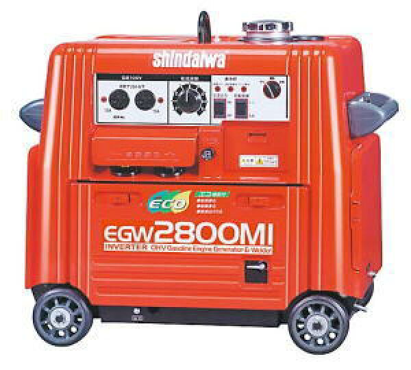 新ダイワ エンジン溶接機  EGW2800MI インバーター発電付 　shindaiwa 発電機
