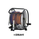 マッハ 高圧エアードラム 30m φ6mm 回転台有り IND-630TC 超ソフト高圧ホース付 ネイビー×オレンジ リール