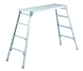 ハセガワ DRSW-1200C アルミ製 脚部伸縮式足場台 (調整高さ101cmから124cm) 長谷川 Hasegawa