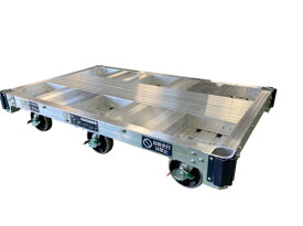 アルインコ MTRZ-1000J アルミ製 1トン(1000kg) 台車 Dunk ダンク ブレーキ付き 6輪タイプ 1トン台車 MTR1000後継品