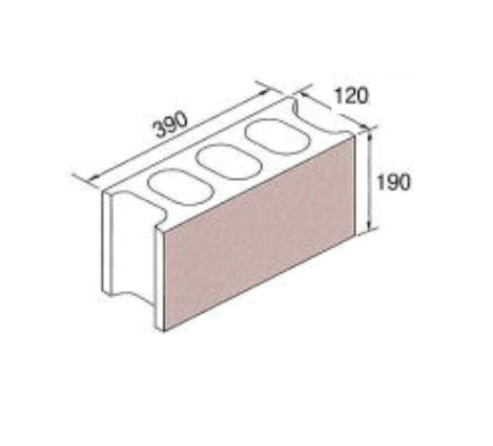 楽天市場】コンクリートブロック 基本 2個セット JIS工場製品 C種 厚み 