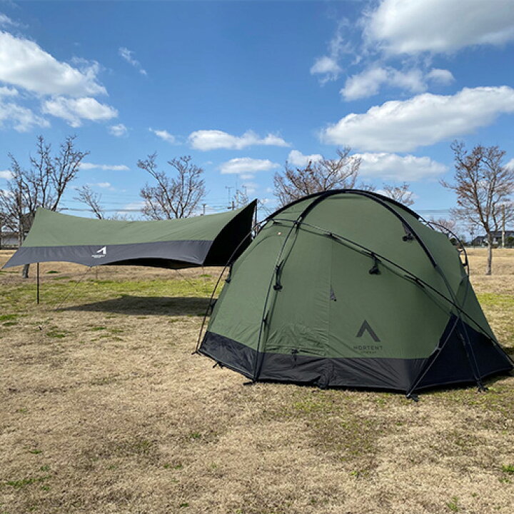 楽天市場】ノルテント ヘレレン タープPC アーミーグリーン NORTENT  