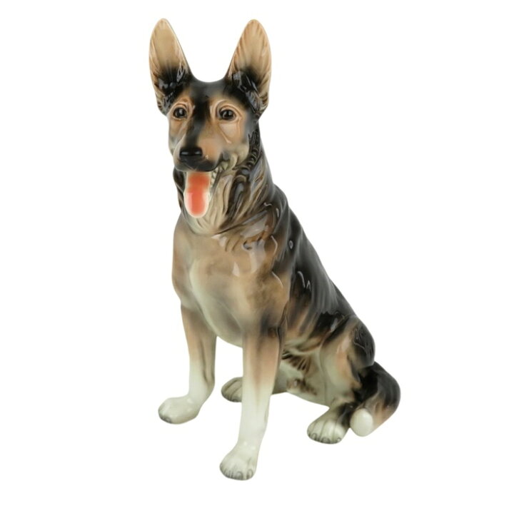 楽天市場】【中古】正規品 GOEBEL ゲーベル シェパード 犬 大型犬 置物 