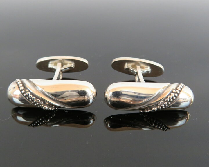 楽天市場】【中古】正規品 GEORG JENSEN ジョージ・ジェンセン カフス  