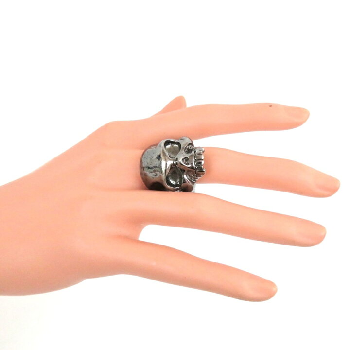 楽天市場】【中古】正規品 GARNI ＆ Co. ガルニ スカルヘッド リング 