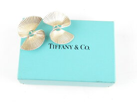 スーパーSALE限定価格!!【中古】正規品 Tiffany＆Co. T＆Co ティファニー クリップオンイヤリング クリップ式 STERLING スターリングシルバー 外箱付き