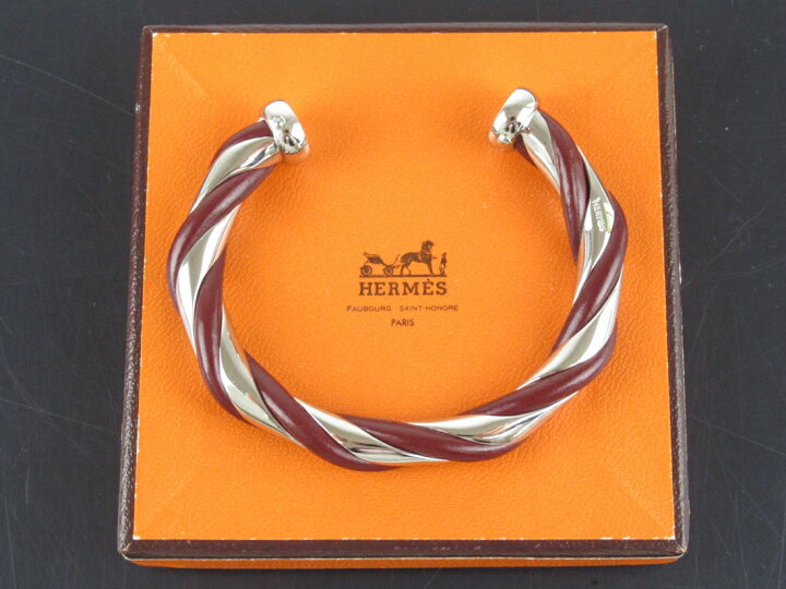 楽天市場】【中古】正規品 HERMES エルメス ツイストデザイン 