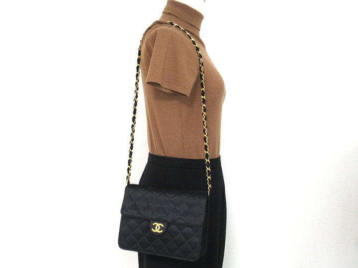 楽天市場】【中古】正規品 CHANEL シャネル CC マトラッセ シルク 