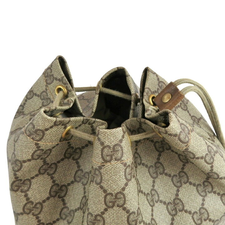 楽天市場】【中古】正規品 GUCCI グッチ GG モノグラム PVCxレザー 