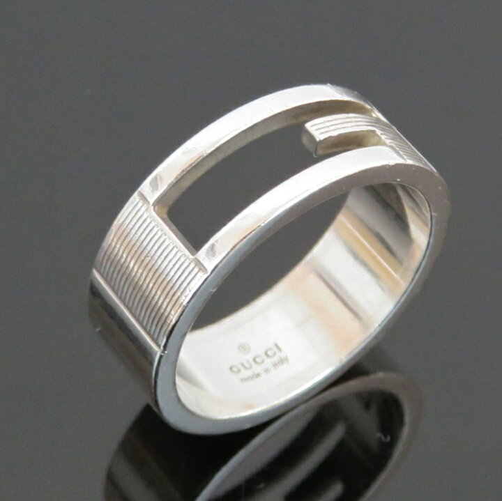 楽天市場】【中古】正規品 GUCCI グッチ リング 指輪 23号 Gモチーフ 