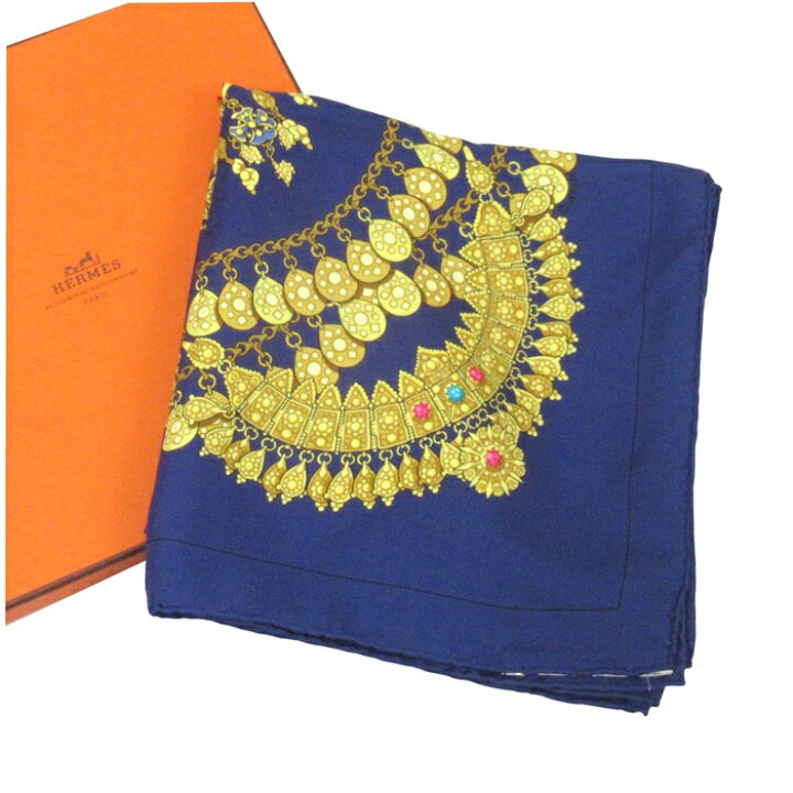 楽天市場】【中古】正規品 HERMES エルメス カレ90 スカーフ KOSMIMA  