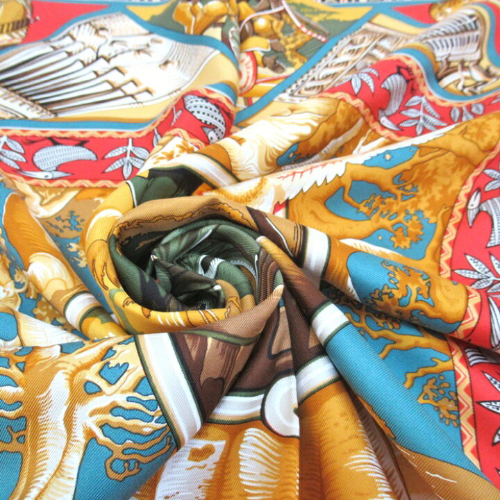楽天市場】【中古】正規品 HERMES エルメス カレ90 スカーフ BRISE de 