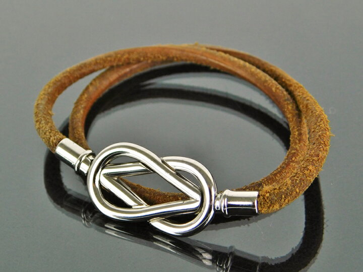 楽天市場】【中古】正規品 HERMES エルメス アタメ チョーカー 2連  