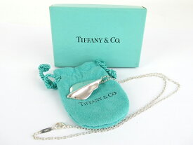 【中古】正規品 TIFFANY&Co. ティファニー リーフ 葉っぱ ネックレス 925 シルバー925 ペンダントネックレス 保存袋・保存箱付き【送料無料】