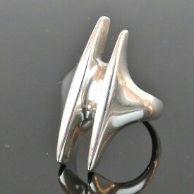 【中古】正規品 GEORG JENSEN ジョージ・ジェンセン リング 指輪 #126 シルバー925 銀 デンマーク製 11号 9g【送料無料】