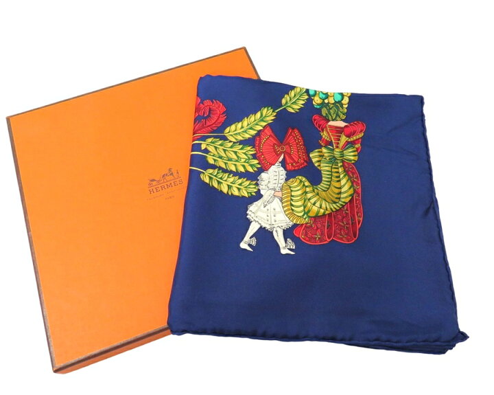 楽天市場】【中古】正規品 HERMES エルメス Carre カレ90 chapeau 