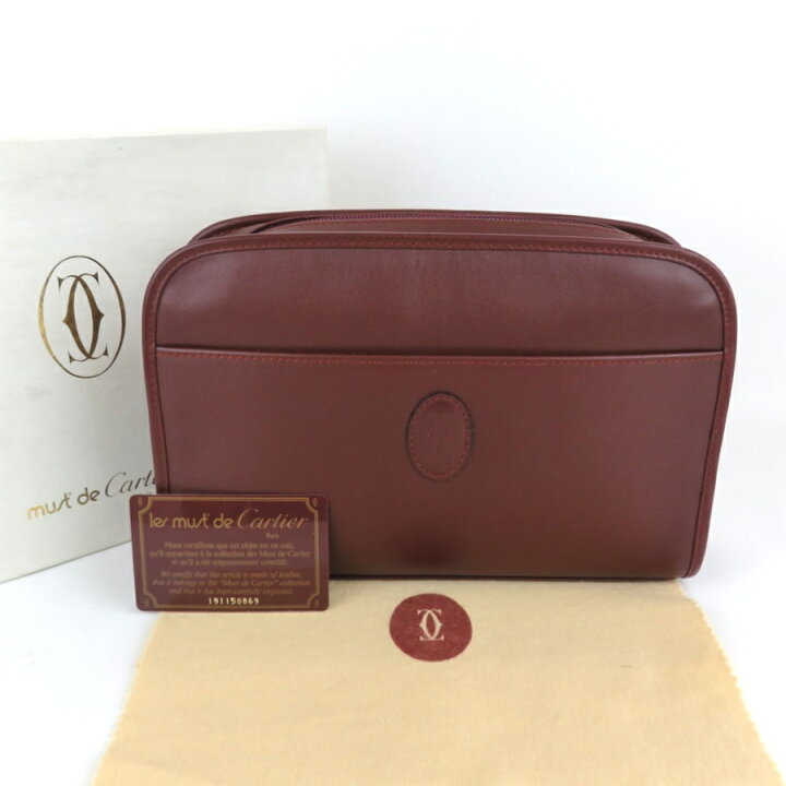 楽天市場】【中古】正規品 Cartier カルティエ マストライン レザー 